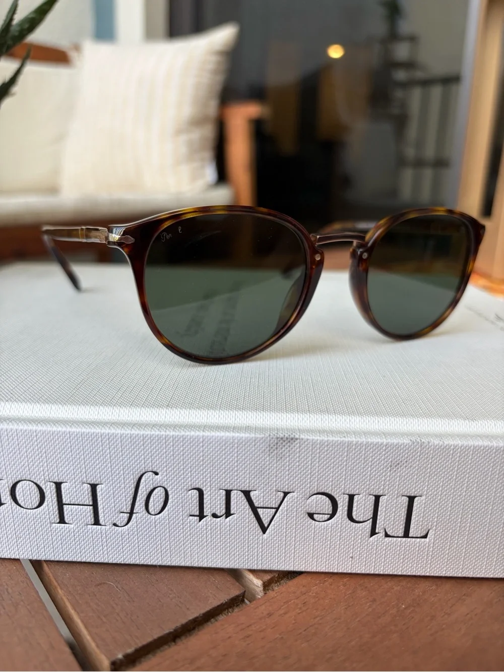 Persol PO3210S Typewriter Evolution Havana Green Sunglasses 51mm Unisex
